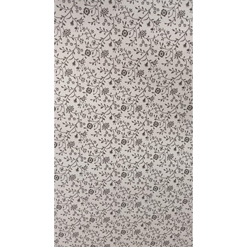 Hule blanco con florecillas negras - Imagen 1