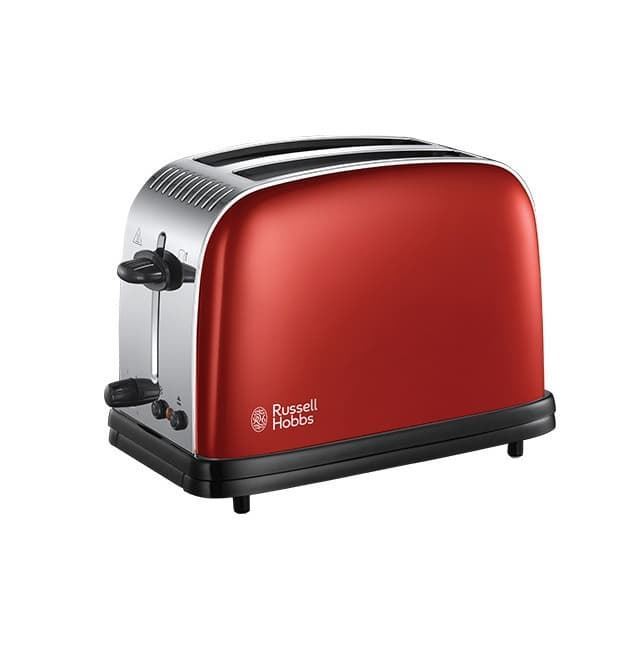 Tostadora para dos rebanadas Russell Hobbs 23330-56 Flame Red (Colours Plus+) - Imagen 1